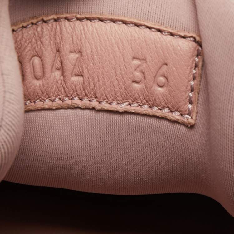 Pre Owned Hermes Pink/White Neoprene, Leather and Suede Miles Sneakers Size 36