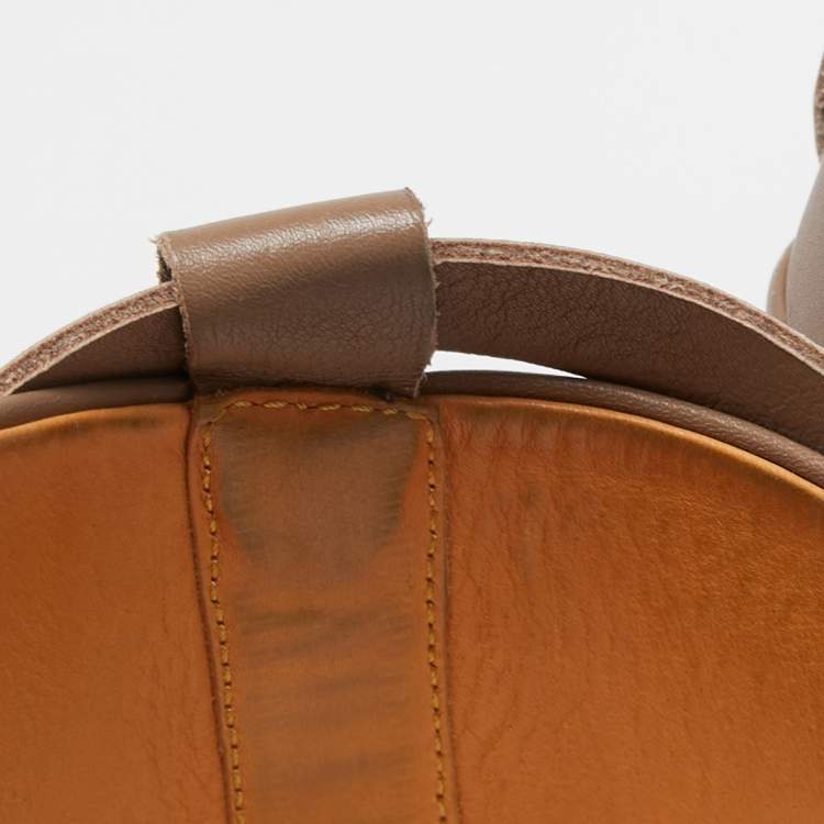 Pre Owned Hermès Brown Leather Faustine Knee Length Boots Size 37