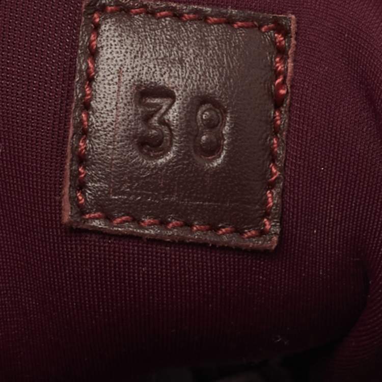 Pre Owned Hermès Purple/White Neoprene and Leather Miles Sneakers Size 38