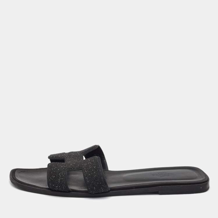 Hermes clearance glitter sandals