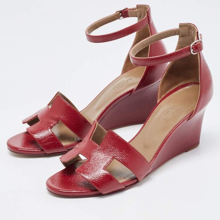 SoftWalk Taraz (Dark Red) Women's Sandals - Yahoo Shopping