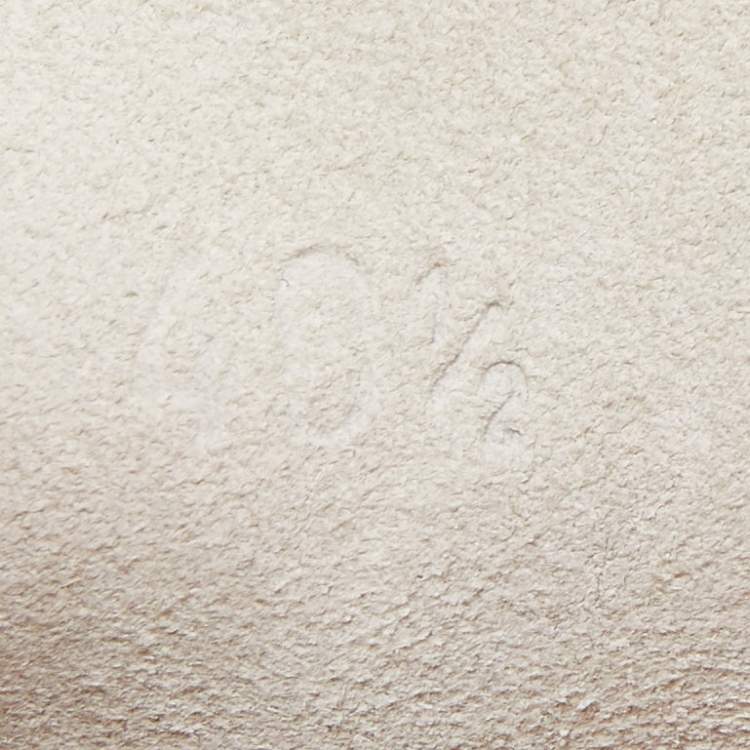 Pre Owned Hermes White Leather Lace Up Oxford Sneakers Size 40.5