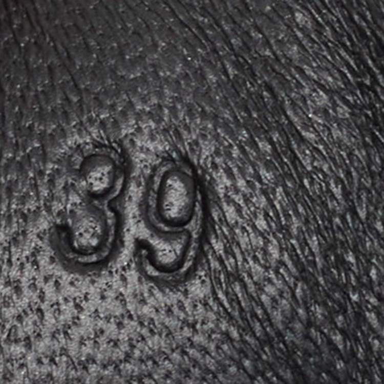 Pre Owned Hermes Black Suede and Neoprene Bouncing Low Top Sneakers Size 39