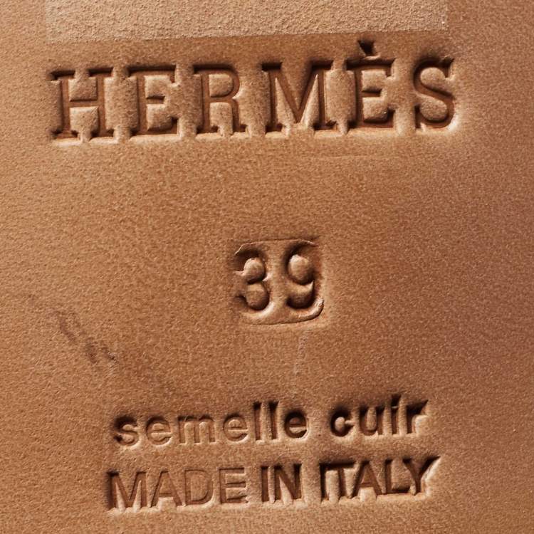 Pre Owned Hermes Black Crocodile Riding Boots Size 39
