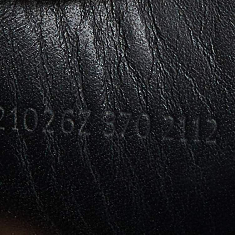 Pre Owned Hermes Black Leather Eze Platform Sandals Size 37