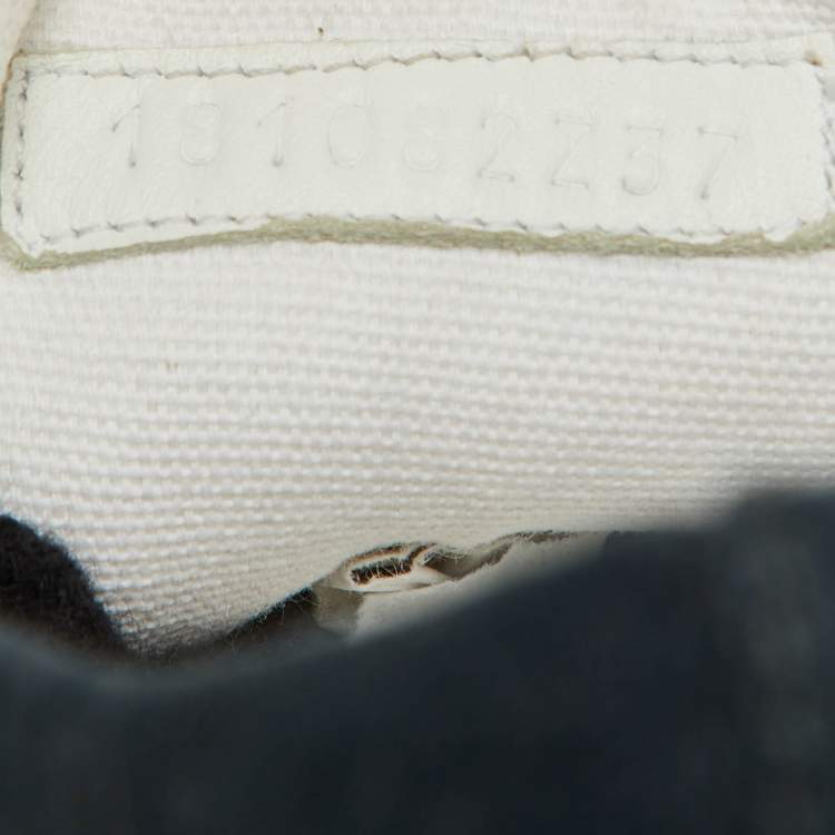 Pre Owned Hermes Navy Blue Canvas Rosa Espadrille Sneakers Size 37