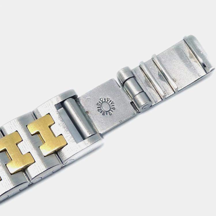 Pre Owned Hermes Gold SS Serie Quartz Watch