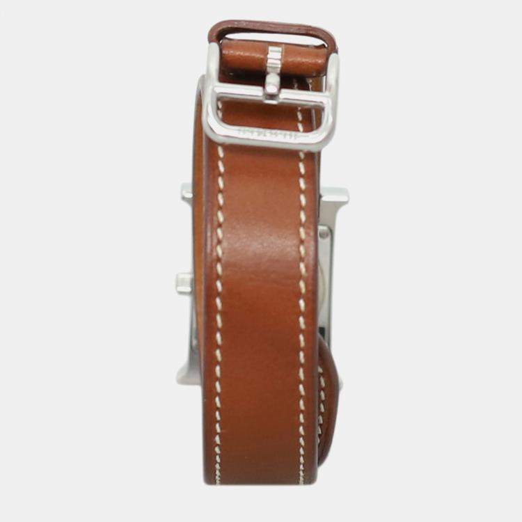 Pre Owned Hermes Heure H Watch, Small Model Women's Watch Quartz  23 mm