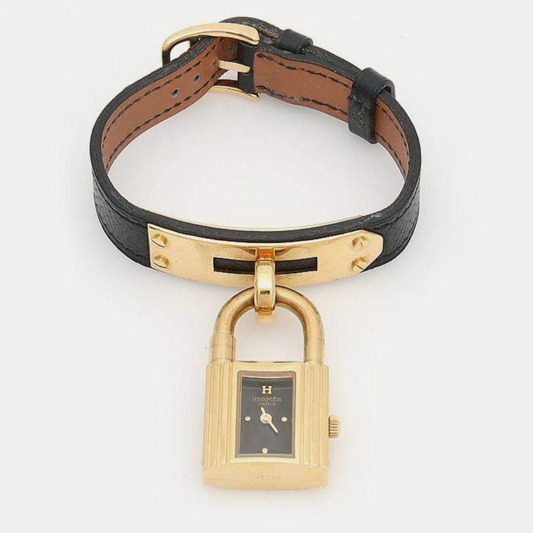 Pre Owned Hermes Kelly Quartz Stainless Steel Women's Wristwatch 20 mm