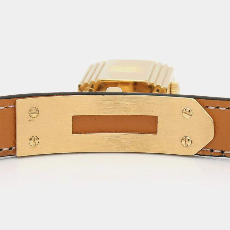 Pre Owned Hermes Kelly Quartz Stainless Steel Women's Wristwatch 20 mm