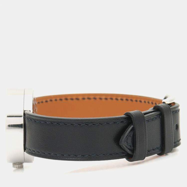 Pre Owned Hermes Passe Passe PP1.210 Quartz MOP Stainless Steel Women's Wristwatch 26 mm