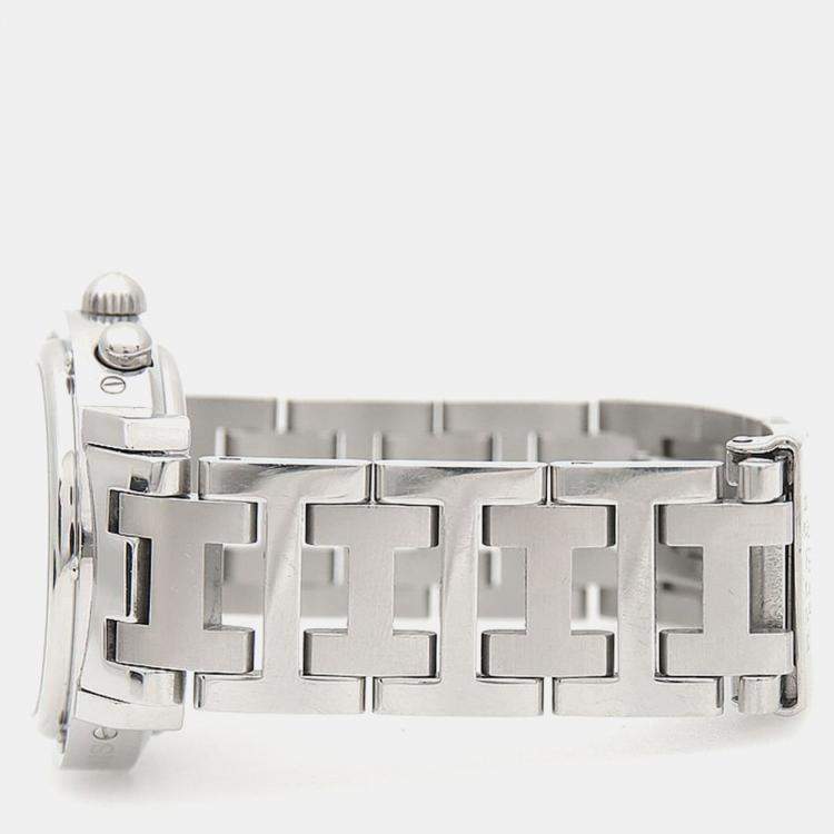 Pre Owned Hermes Clipper CL1.310 Quartz Stainless Steel Women's Wristwatch 31 mm