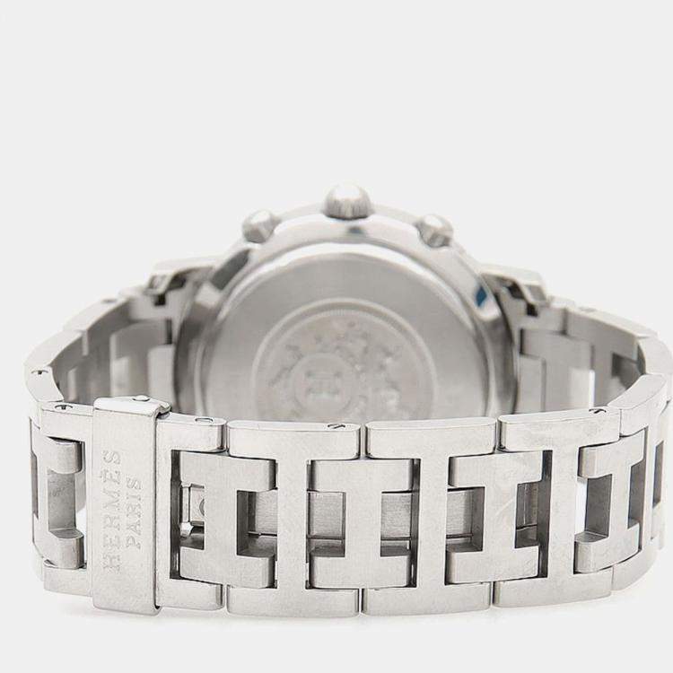 Pre Owned Hermes Clipper CL1.310 Quartz Stainless Steel Women's Wristwatch 31 mm