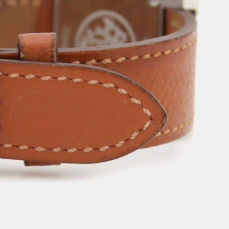 Pre Owned Hermes H Heure HH1.210 Quartz Stainless Steel Women's Wristwatch 21 mm