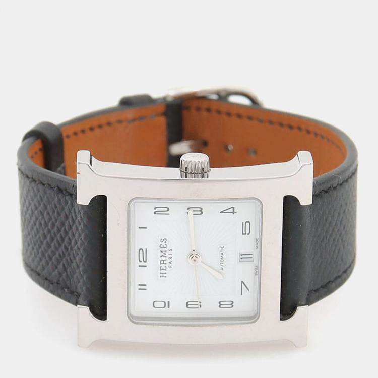 Pre Owned Hermes Heure H HH2.510 Automatic Stainless Steel Womens Wristwatch 26.5 mm