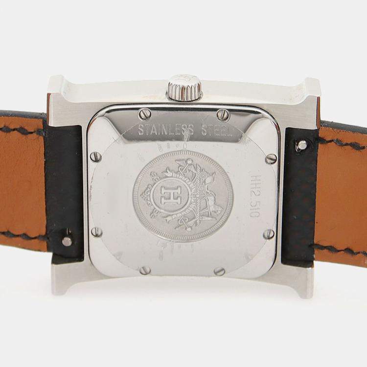 Pre Owned Hermes Heure H HH2.510 Automatic Stainless Steel Womens Wristwatch 26.5 mm