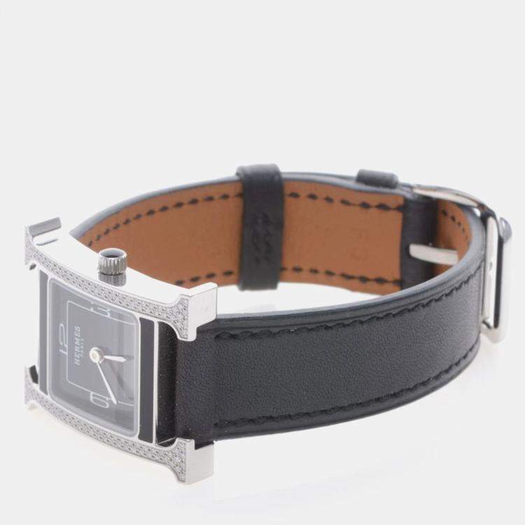 Pre Owned Hermes Heure H HH1.231 Quartz Stainless Steel Women's Wristwatch 25 mm