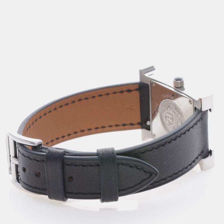 Pre Owned Hermes Heure H HH1.231 Quartz Stainless Steel Women's Wristwatch 25 mm