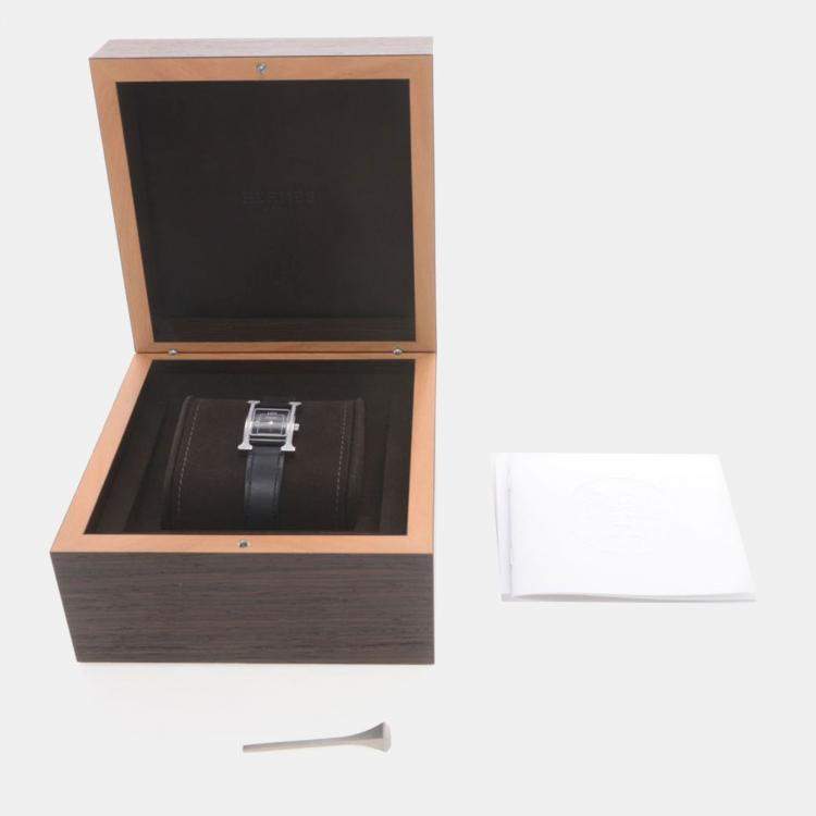 Pre Owned Hermes Heure H HH1.231 Quartz Stainless Steel Women's Wristwatch 25 mm