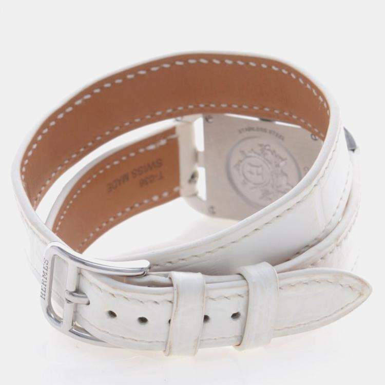 Pre Owned Hermes Cape Cod CC1.232 Quartz Stainless Steel Women's Wristwatch 23 mm