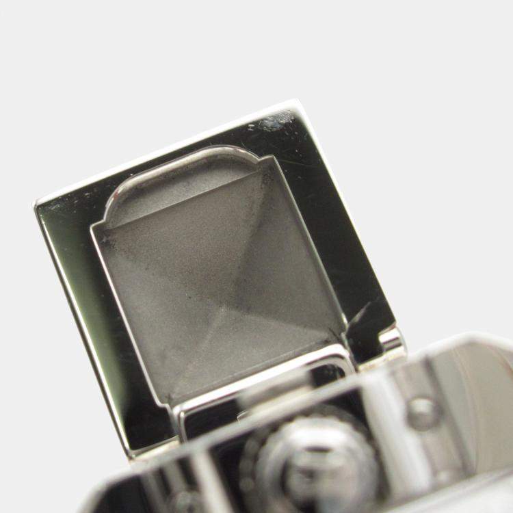 Pre Owned Hermes Medor ME2.131 Quartz Silver Stainless Steel Diamond Women's Wristwatch 17 mm