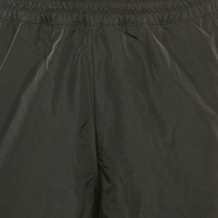 Pre Owned Heron Preston Black Nylon Print Coulisse Pants S