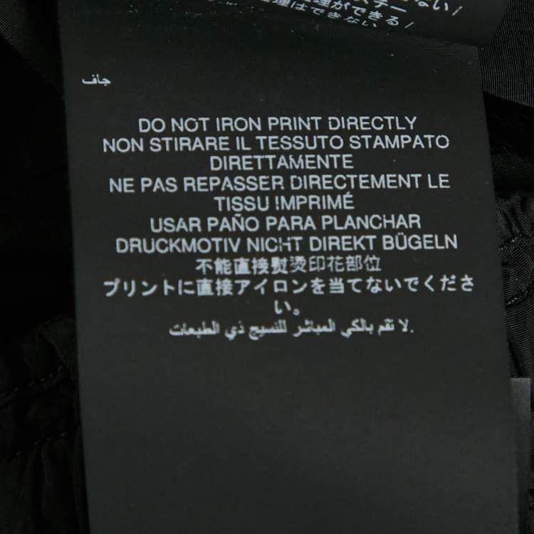 مملوكة مسبقًا Heron Preston Black Nylon Zip-Up Jacket L