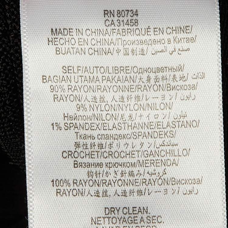 Pre Owned Herve Leger Black Knit Taliyah Mini Skirt XXS 