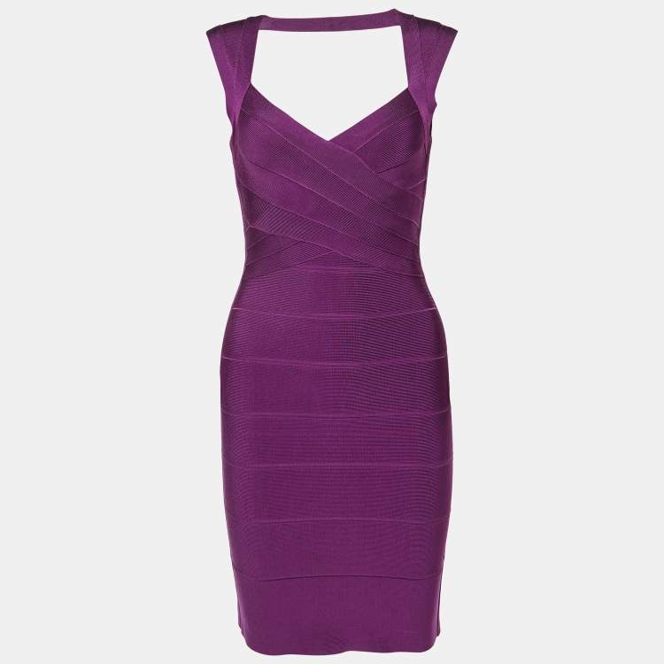 Magenta bandage dress best sale