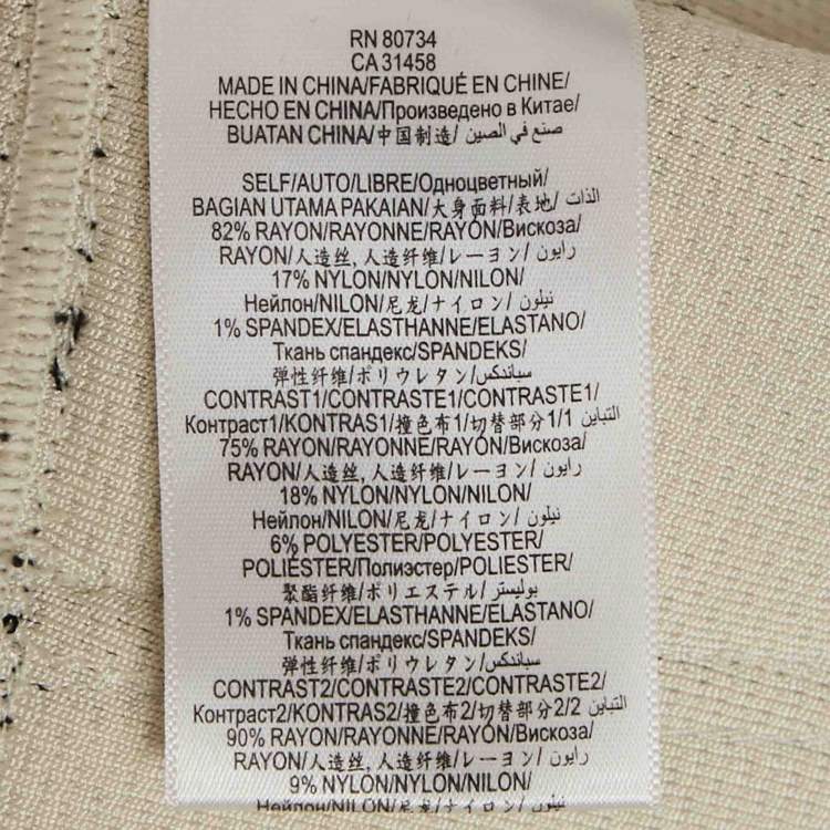 Pre Owned Herve Leger Black Textured Knit Crop Cape Jacket S