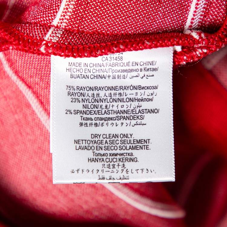 Pre Owned Herve Leger Red Bandage Julietta Bodycon Mini Dress XS
