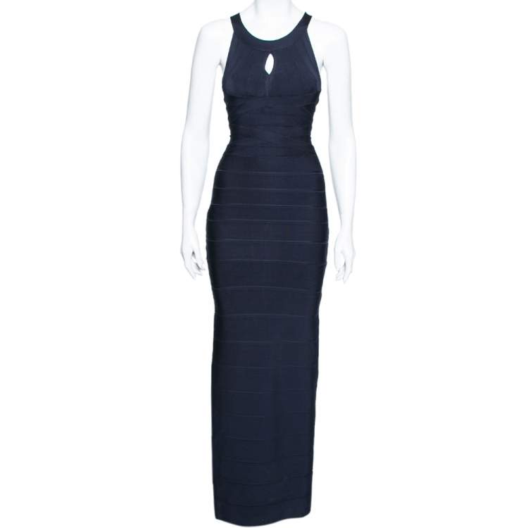 Herve leger navy top dress