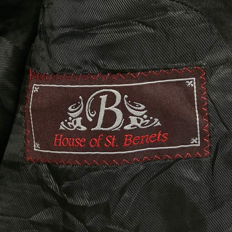Pre Owned House of St .Benets Crepe Tailcoat Jacket S