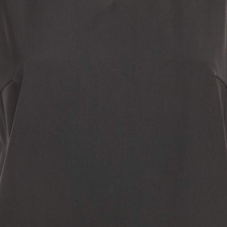 Pre Owned Hugo Boss Black Gabardine Pocket Detail Keluna Dress M