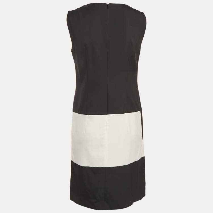 Pre Owned Hugo Boss Black Gabardine Pocket Detail Keluna Dress M