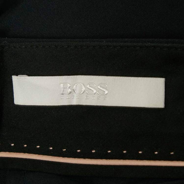 Pre Owned Hugo Boss Navy Blue Wool Julea Suit Set S