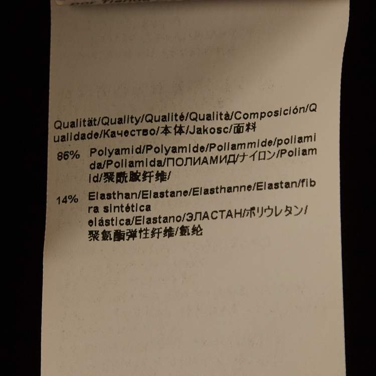 Pre Owned Hugo Boss Black Jersey Klhara Sheath Dress M