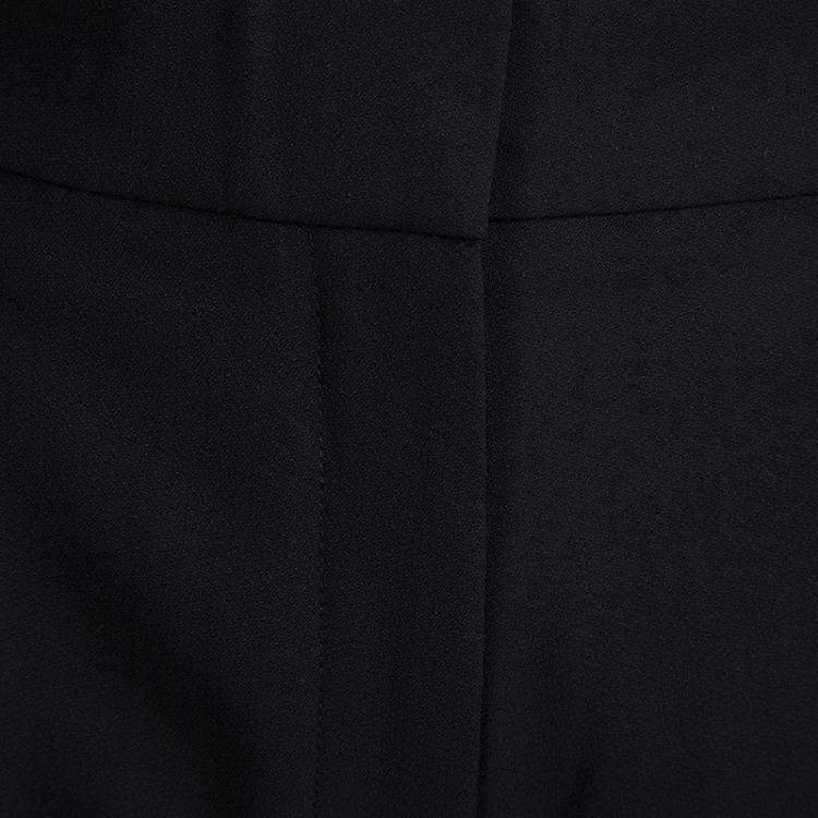 Pre Owned Hugo By Hugo Boss Black Waist Tie Detail Herini Trousers M