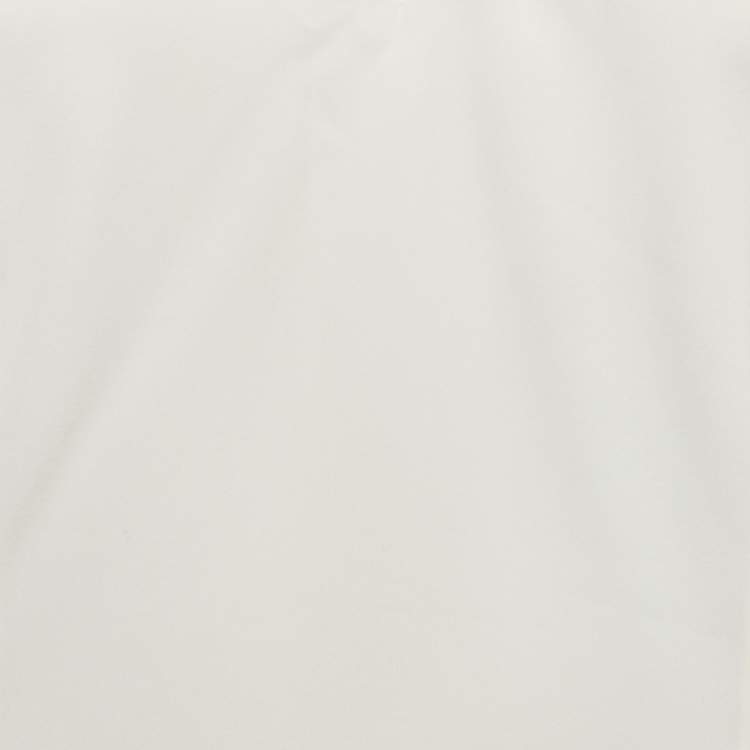 Pre Owned Hugo Boss Cream Crepe V-Neck Sleeveless Kilnea Dress M