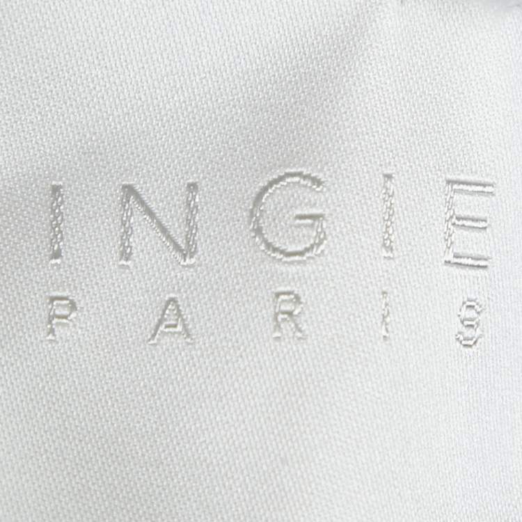 Pre Owned INGIE Paris Purple Crepe Wool Flounce Mini Dress XS