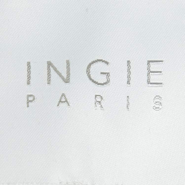 Pre Owned INGIE Paris Black Sequin Embroidered Jersey Bodysuit XL
