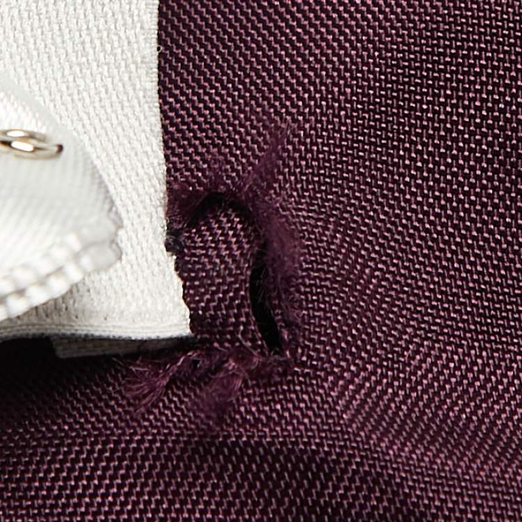 Pre Owned INGIE Paris Purple Wool Overcoat XL
