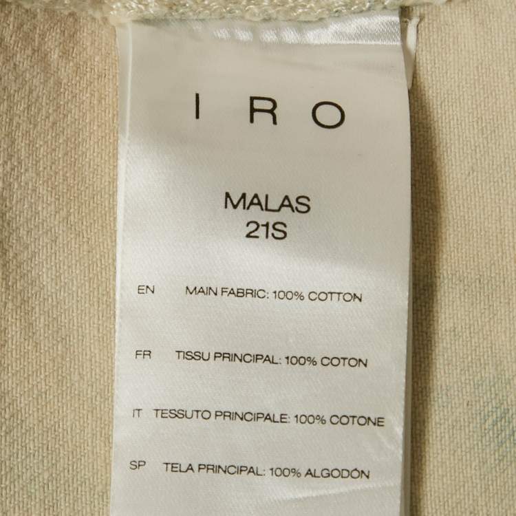 Pre Owned IRO Blue Denim Malas Shirt M