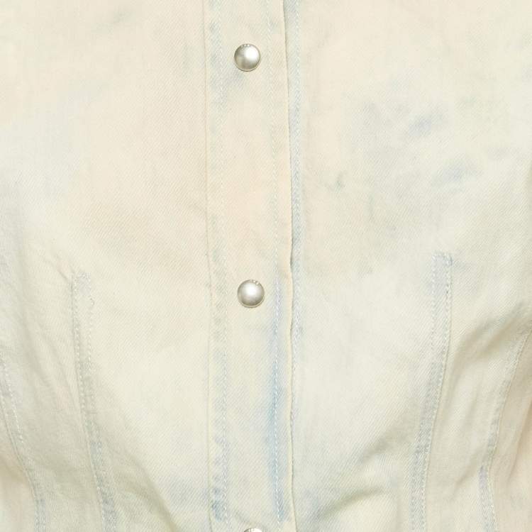 Pre Owned IRO Blue Denim Malas Shirt M