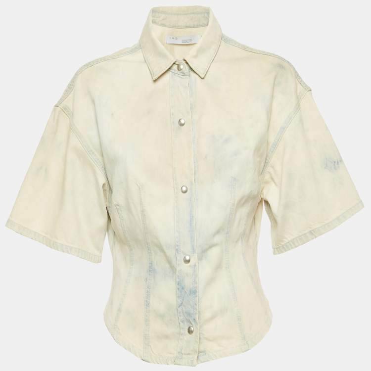 Pre Owned IRO Blue Denim Malas Shirt M