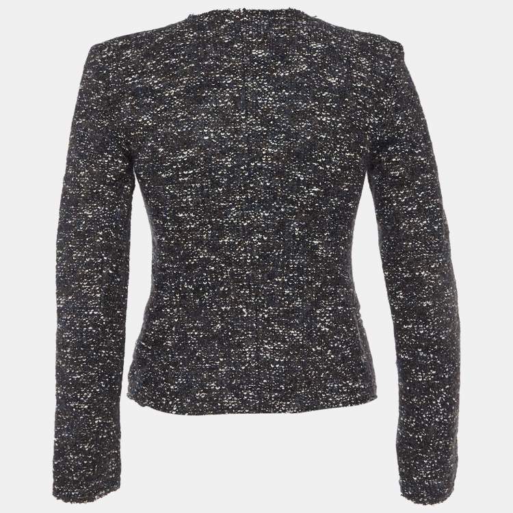 Pre Owned Isabel Marant Etoile Dark Blue/Brown Knit Jacket S