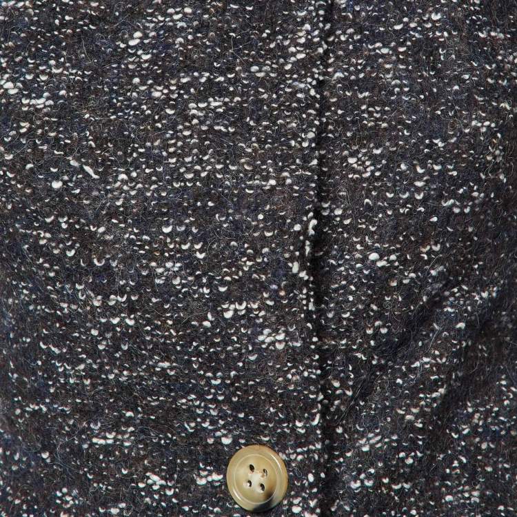 Pre Owned Isabel Marant Etoile Dark Blue/Brown Knit Jacket S