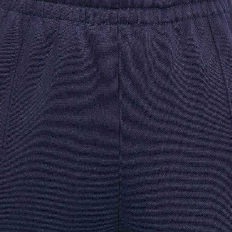 Pre Owned Isabel Marant Etoile Navy Blue Cotton Stretch Inayaki Trousers XS