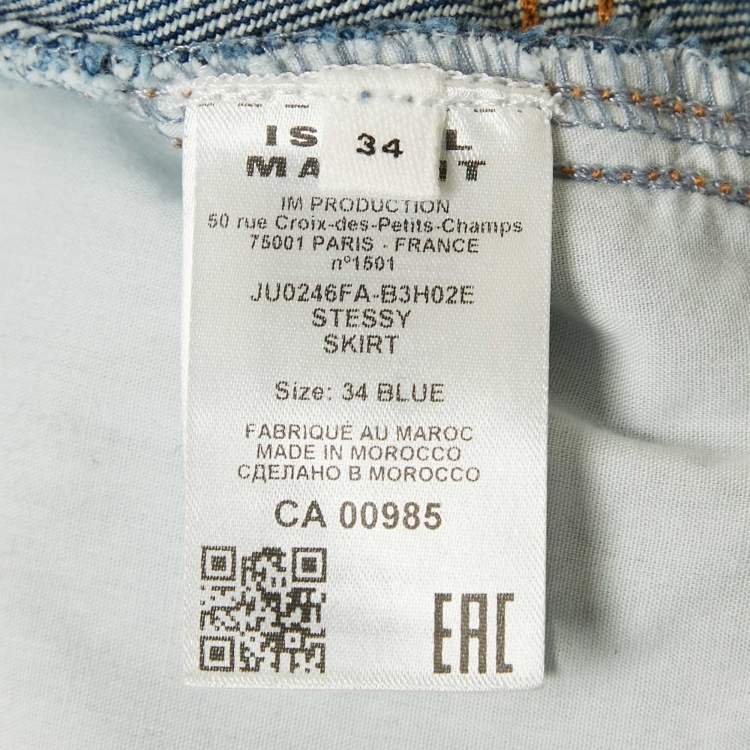Pre Owned Isabel Marant Etoile Denim Mini Skirt S