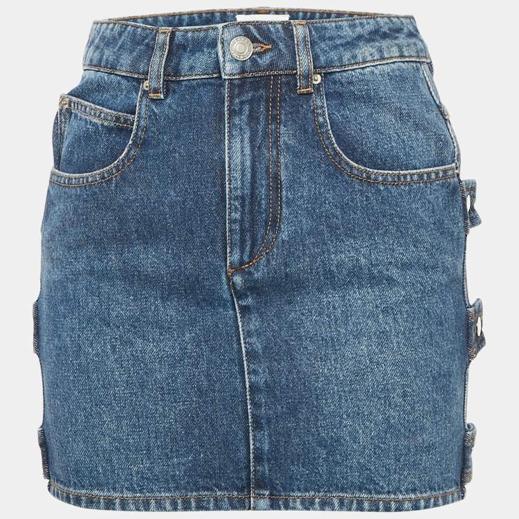 Pre Owned Isabel Marant Etoile Denim Mini Skirt S